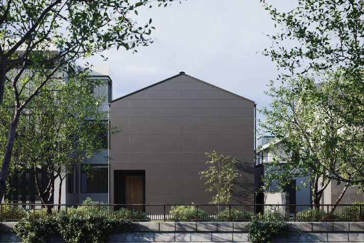 Uti-niwa. 中庭が生む、家族の繋がりと開放感