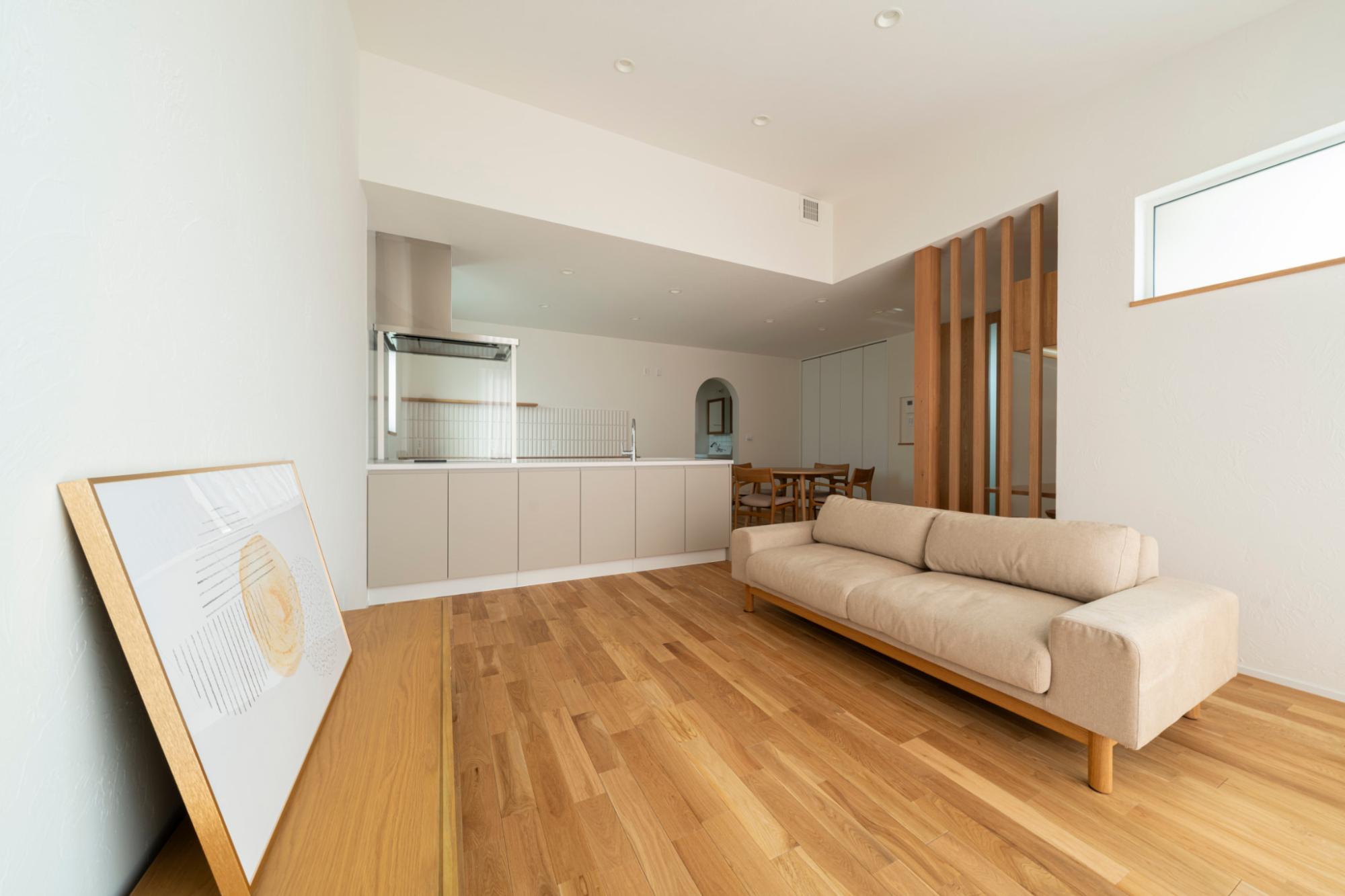 寝室と水回りがつながる動線のある家