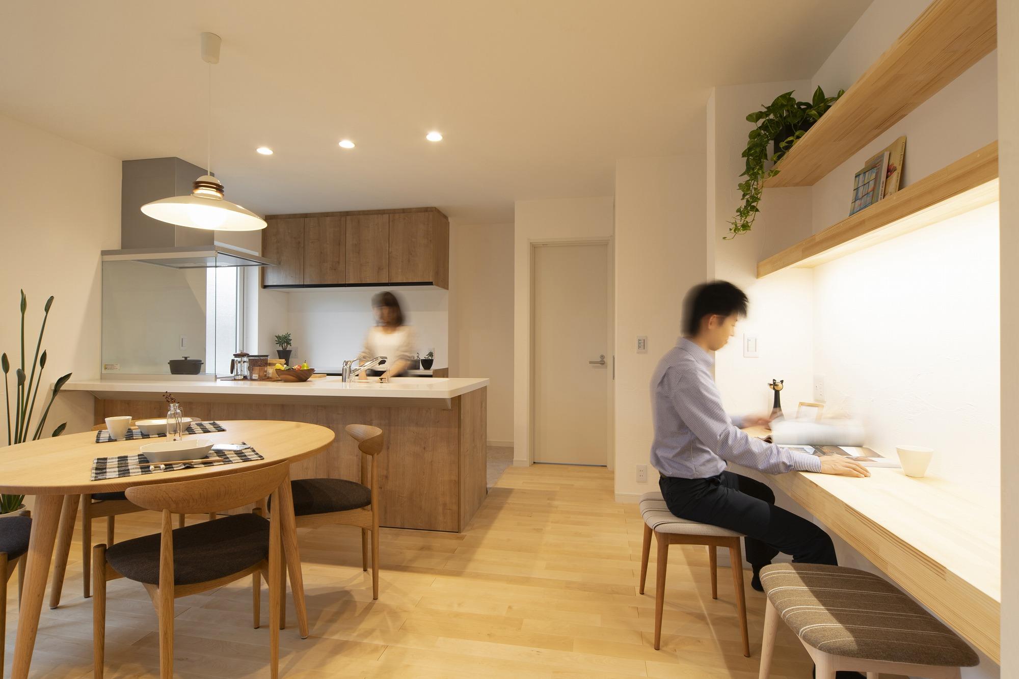 家事動線と収納力を考え抜いたゆとりある住まい