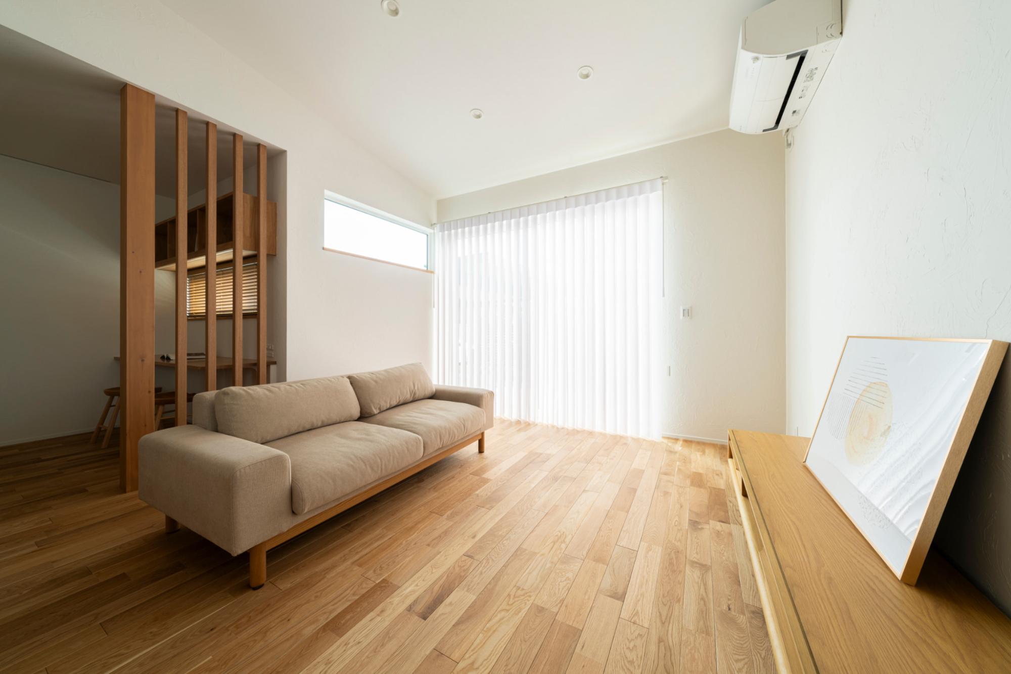 寝室と水回りがつながる動線のある家